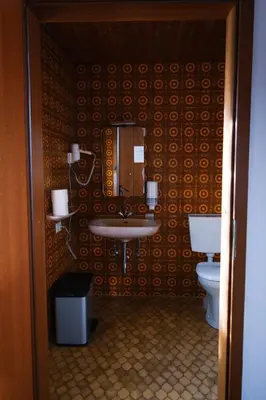 Ein Badezimmer in der Unterkunft Einfache Unterkunft