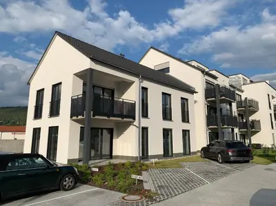 Das Gebäude in dem sich die Ferienwohnung befindet