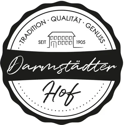 Ein Zertifikat, Auszeichnung, Logo oder anderes Dokument, das in der Unterkunft Darmstädter Hof ausgestellt ist