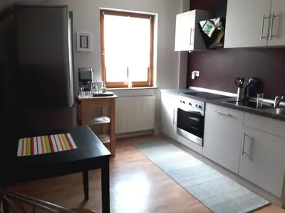 Küche/Küchenzeile in der Unterkunft Ferienwohnung im Rhein-Main Gebiet nahe Frankfurt, Rödermark