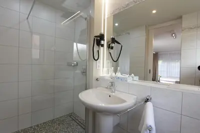 Ein Badezimmer in der Unterkunft Hotel Restaurant Reichsadler