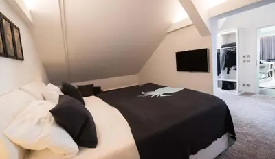TV/Unterhaltungsangebot in der Unterkunft BoardingHouse Mannheim