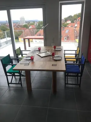 Ein Balkon oder eine Terrasse in der Unterkunft The Penthouse