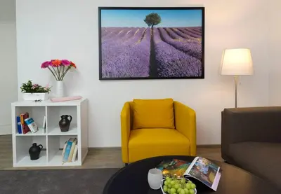 Ein Sitzbereich in der Unterkunft Parkblick Appartement - Entspannung pur!