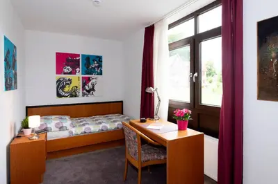 Ein Bett oder Betten in einem Zimmer der Unterkunft Panoramablick Appartement - traumhaft!