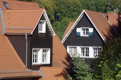 Das Gebäude in dem sich das Gasthaus befindet