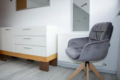 Ein Sitzbereich in der Unterkunft Ferienwohnung 1
