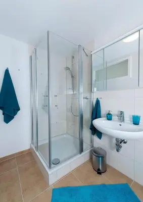 Ein Badezimmer in der Unterkunft Sonnenschein Appartement