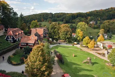 Naturlandschaft in der Nähe des Ferienhauses