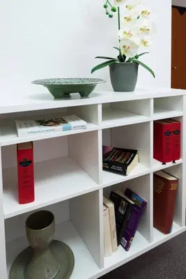 Die Bibliothek im Ferienhaus
