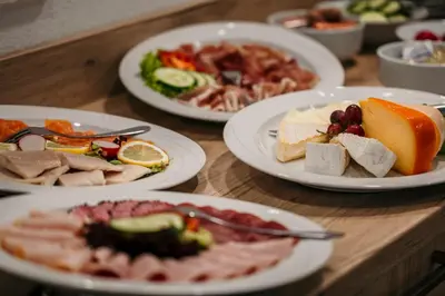 Essen im Hotel oder in der Nähe
