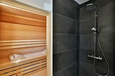 Ein Badezimmer in der Unterkunft Maximilians Domizil Edenkoben