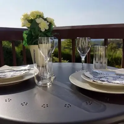 Ruhige Ferienwohnung mit Fernblick
