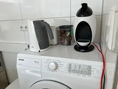 Küche/Küchenzeile in der Unterkunft Wohnung am Neckar
