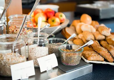 Essen im Hotel oder in der Nähe