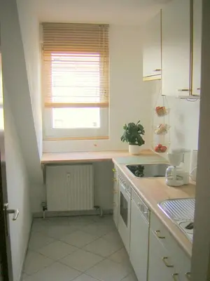 Küche/Küchenzeile in der Unterkunft Apartment - nr Hochschule und Klinikum - gerne längerfristig