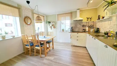 Küche/Küchenzeile in der Unterkunft Ferienwohnung Rauch