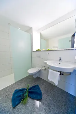 Ein Badezimmer in der Unterkunft Wohlfühl-Hotel Neu Heidelberg