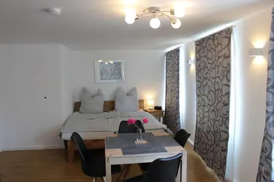 Ein Bett oder Betten in einem Zimmer der Unterkunft Inside Apartments Speyer