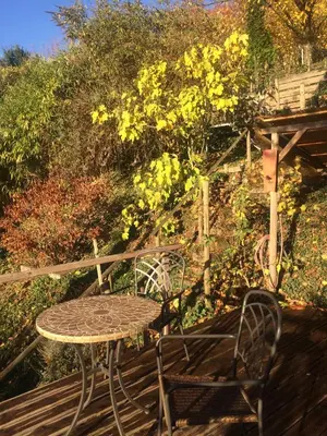 Ein Garten an der Unterkunft Pantone Ultra
