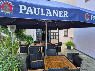 Ein Restaurant oder anderes Speiselokal in der Unterkunft Motel21