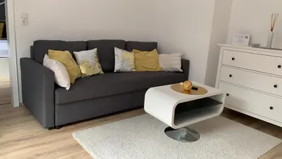 Ein Sitzbereich in der Unterkunft Infinity Two