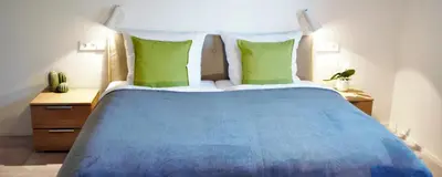 Ein Bett oder Betten in einem Zimmer der Unterkunft K3 Hotel Weissach Boardinghouse