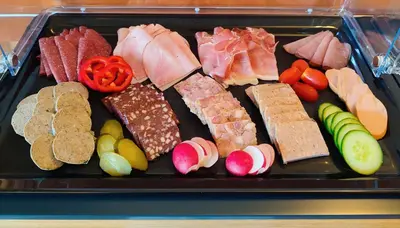 Essen im Hotel oder in der Nähe