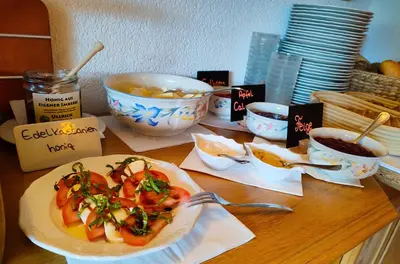 Essen im Hotel oder in der Nähe