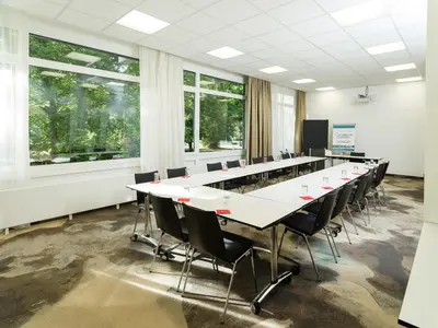 Der Geschäftsbereich oder Konferenzraum in der Unterkunft Bildungshaus St. Bernhard - Wohnen und Tagen