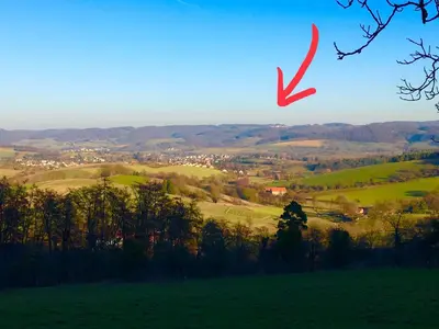 Naturlandschaft in der Nähe der Ferienwohnung