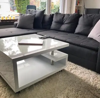 Ein Sitzbereich in der Unterkunft Ferienwohnung Lauer