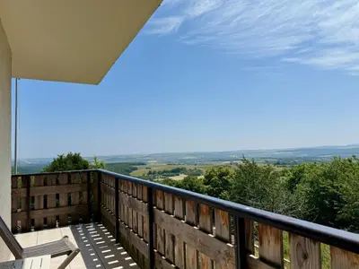 Ein Balkon oder eine Terrasse in der Unterkunft Kastanienhof Apartment Hotel