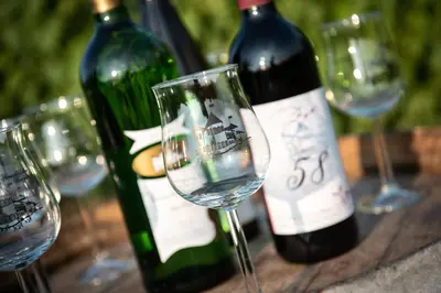 Getränke in der Unterkunft Weinschlößchen im Weingut Roos