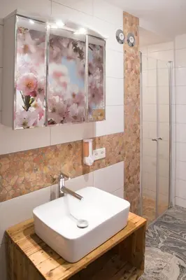 Ein Badezimmer in der Unterkunft Monteurzimmer Rabe