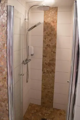 Ein Badezimmer in der Unterkunft Monteurzimmer Rabe