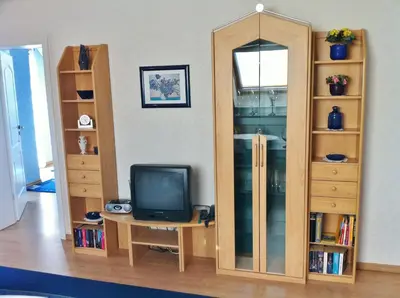 Die Bibliothek in der Ferienwohnung