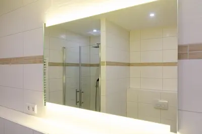 Ein Badezimmer in der Unterkunft Zimmervermietung Dietzenbach