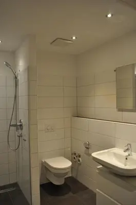 Ein Badezimmer in der Unterkunft New Age Boardinghaus
