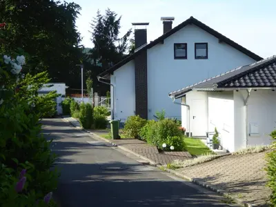 Das Gebäude in dem sich die Ferienwohnung befindet