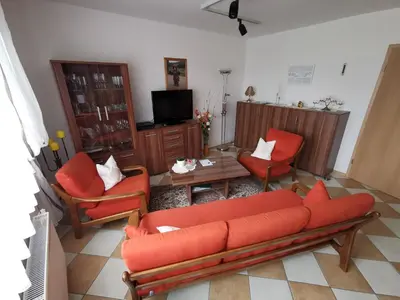 TV/Unterhaltungsangebot in der Unterkunft Ferienwohnung 
