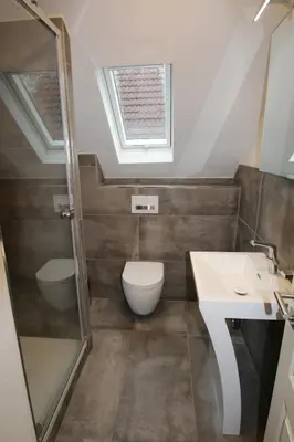 Ein Badezimmer in der Unterkunft Central Apartment Rödermark 3Zimmer