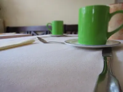 Kaffee-/Teezubehör in der Unterkunft Gästehaus Kirschgarten