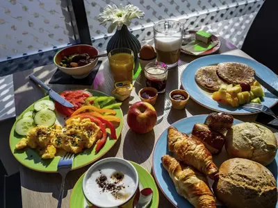 Essen im Hotel oder in der Nähe