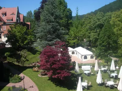 Ein Garten an der Unterkunft Hotel Ochsen