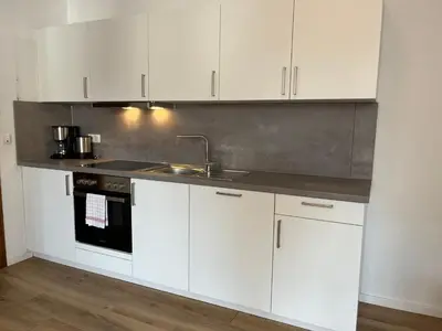 Küche/Küchenzeile in der Unterkunft Weingärtner Appartements