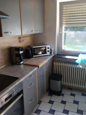 Küche/Küchenzeile in der Unterkunft Ferienwohnung Bayrisch Nizza