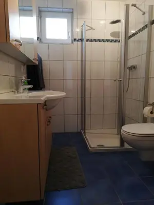 Ein Badezimmer in der Unterkunft Ferienwohnung Weingut Brutscher