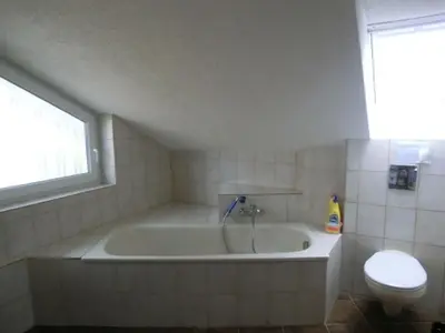 Ein Badezimmer in der Unterkunft Ferienwohnung Gartenblick