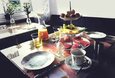Essen im Bed & Breakfast oder in der Nähe